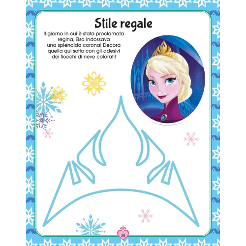 L- FROZEN PRINCIPESSE 1000 STICKER