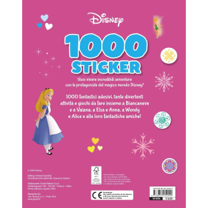 L- FROZEN PRINCIPESSE 1000 STICKER