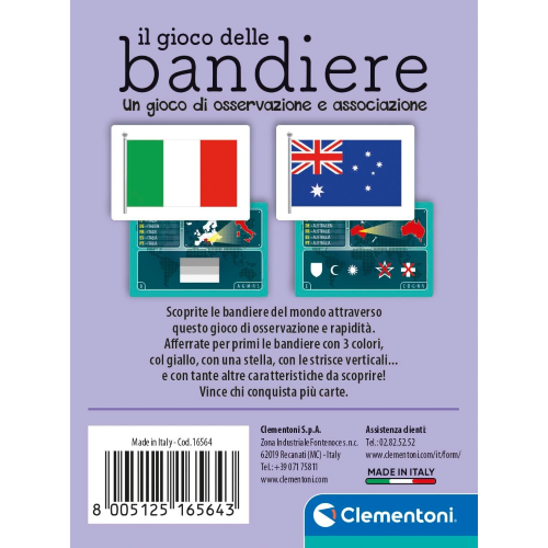 CARTE DA GIOCO - DELLE BANDIERE