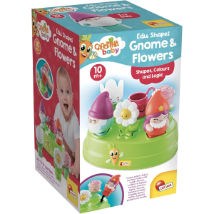 CAROT. BABY EDU SHAPES GNOME AND FLOWESR