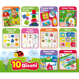 CAROT- RACCOLTA GIOCHI EDUCATIVI BABY
