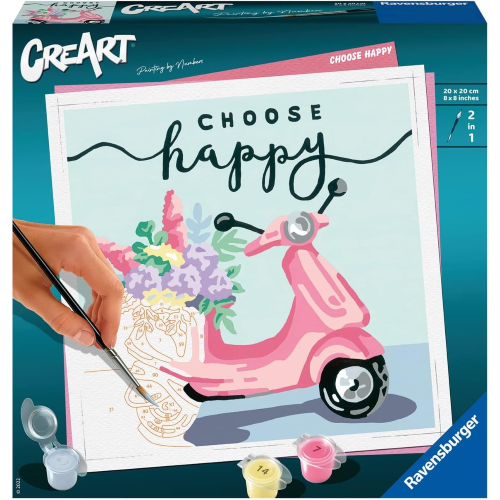 CRE ART TREND QUADRATI - CHOOSE HAPPY