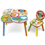 TAVOLO  LEGNO 1 SEDIE -