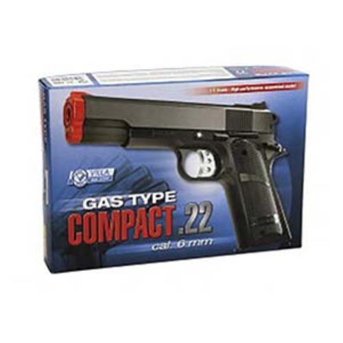 PISTOLA - GAS COMPACT 22 NERA