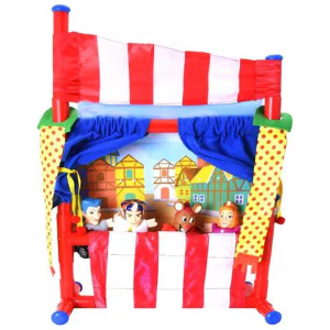 TEATRO BURATTINI 51,5X36 CM C/4 MARIONETTE