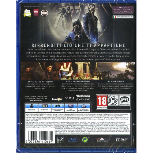 PS4 - DISHONORED 2
