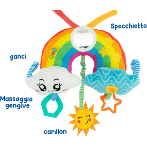 GOGO- CARILLON ARCOBALENO CON SPECCHIETTO