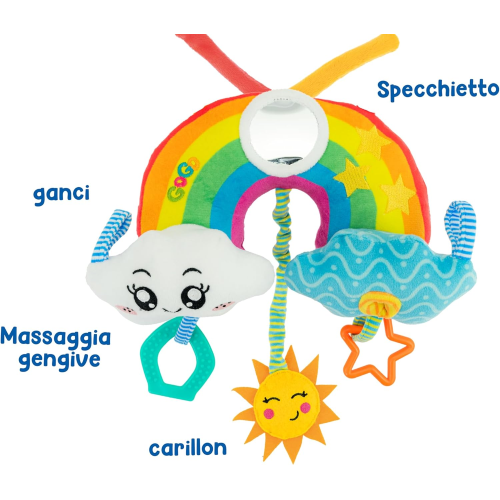 GOGO- CARILLON ARCOBALENO CON SPECCHIETTO