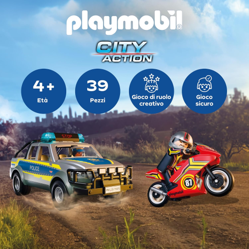 PLAY POLIZIA - INSEGUIMENTO CON PICK-UP DELLA POLIZIA