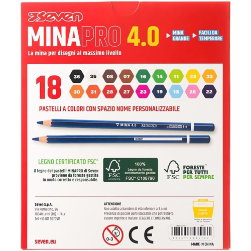 PASTELLI 4.0 SEVEN MINAPRO PZ 18