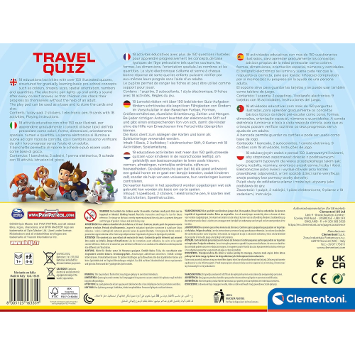 SAP - TRAVEL QUIZ - PAW PAWTROL