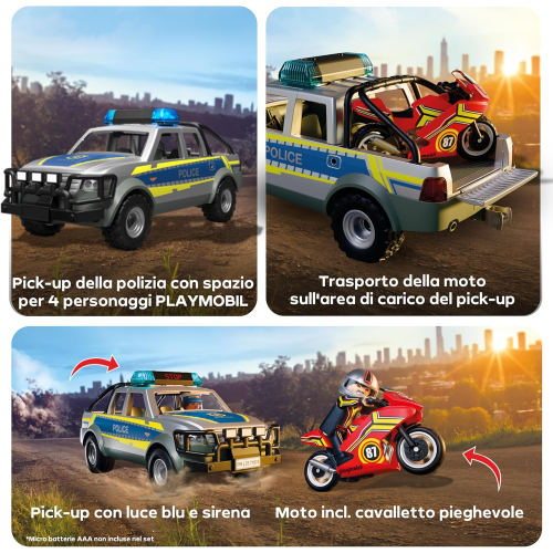 PLAY POLIZIA - INSEGUIMENTO CON PICK-UP DELLA POLIZIA