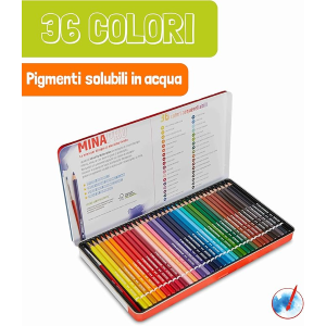 PASTELLI 4.0 SEVEN MINAPRO PZ 36 SC. METAL WATERCOLOR