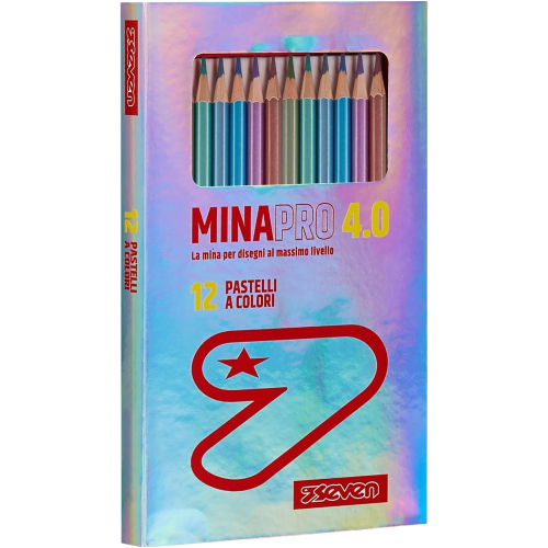 PASTELLI 4.0 SEVEN MINAPRO METALLIZZATI PZ 12