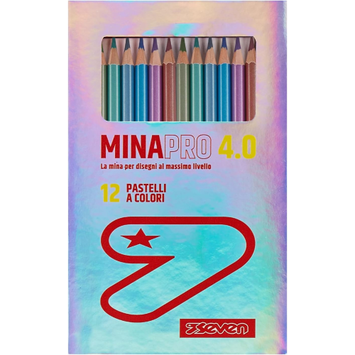 PASTELLI 4.0 SEVEN MINAPRO METALLIZZATI PZ 12