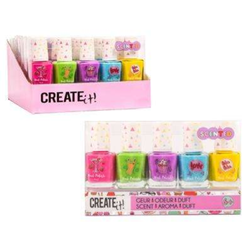 CREAT IT- SMALTI SET 5 PZ  CAMBIA PROFUMATI