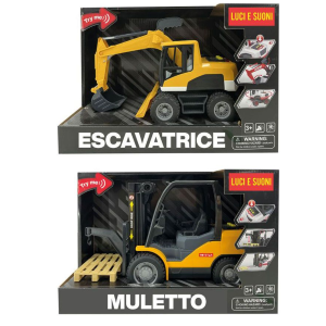 ESCAVATRICE E MULETTO 1:12 L&S BATTERY