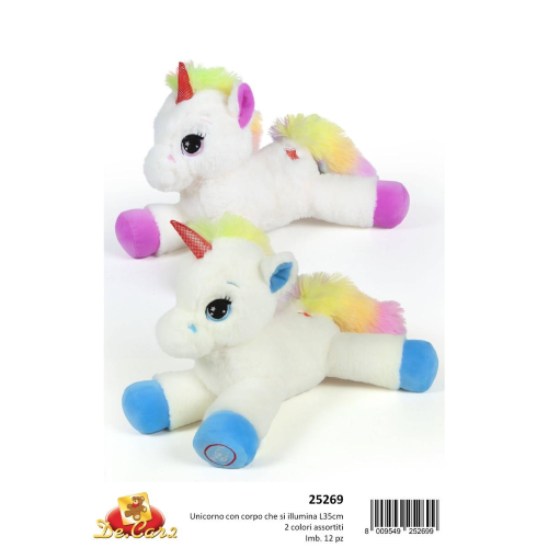 PEL.- UNICORNO CM 35 LUMINOSO