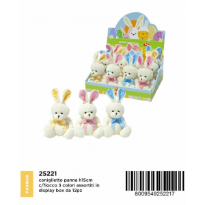 PEL.- CONIGLIO PANNA FIOCCO CM 15