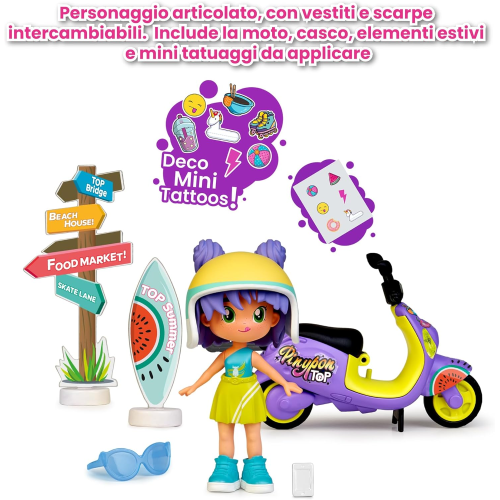 PINYPON - TOP- MOTO GIRL