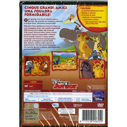 DVD - THE LION GUARD - SCATENA LA FORZA