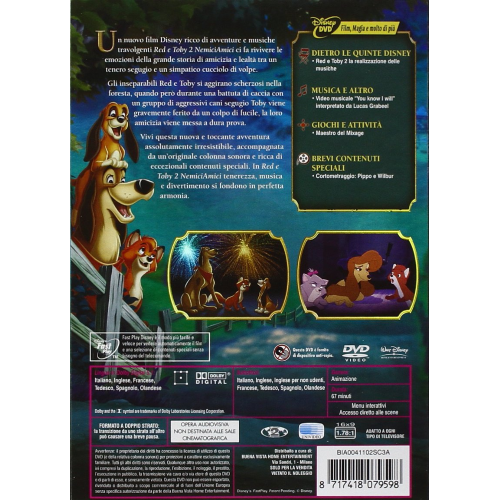 DVD - RED E TOBY NEMICI 2