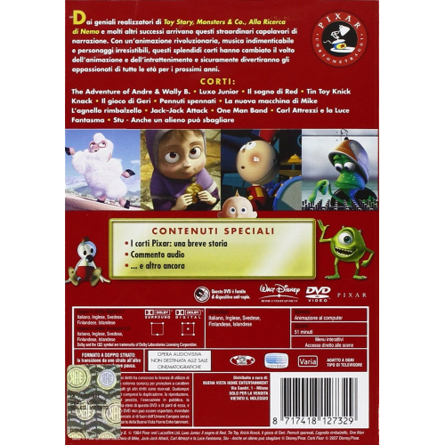 DVD - I CORTI PIXAR