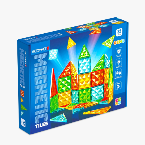 GEOMAG - MAGNETIC TILES GEMS PZ  32