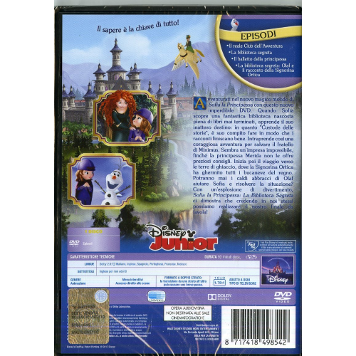 DVD - SOFIA LA PRINCIPESSA  LA BIBLIOTECA