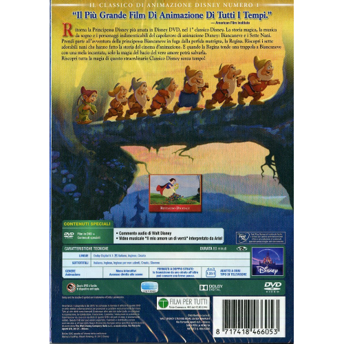 DVD - BIANCANEVE E I SETTE NANI
