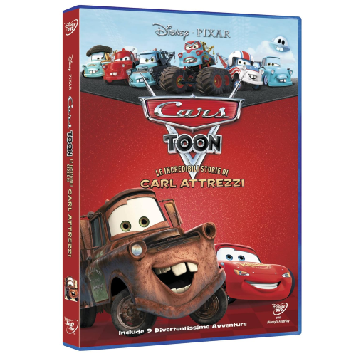 DVD - CARS INCRED.STORIE CARL ATTREZZI