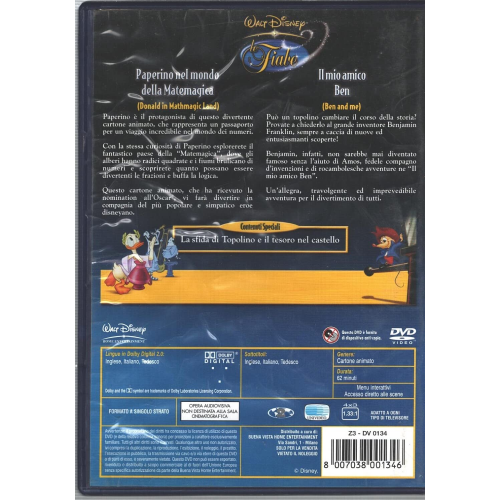 DVD - PAPERINO NEL MONDO DELLA MATEMATICA