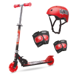 MONOPATTINO 2R - IGNITE RED CON CASCO E PROTEZIONI