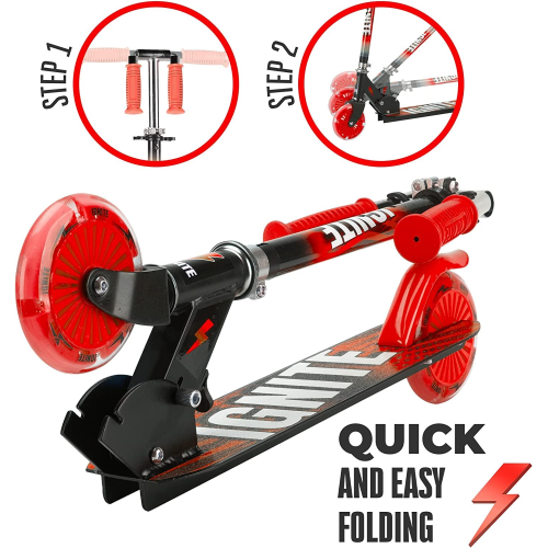 MONOPATTINO 2R - IGNITE RED CON CASCO E PROTEZIONI
