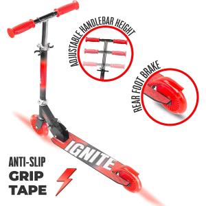 MONOPATTINO 2R - IGNITE RED CON CASCO E PROTEZIONI