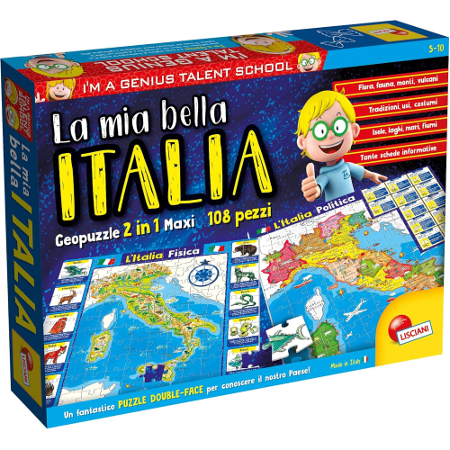GENIUS - GEOPUZZLE LA MIA BELLA ITALIA