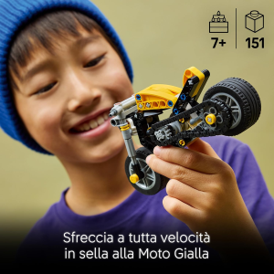 TECHNIC- MOTO GIALLA 
