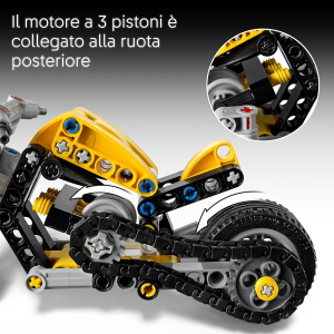 TECHNIC- MOTO GIALLA 
