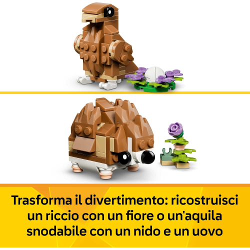 CREATOR- SIMPATICO CRICETO CON FIORE