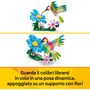 CREATOR- ANIMALI SELVATICI COLIBRI' VARIOPINTO