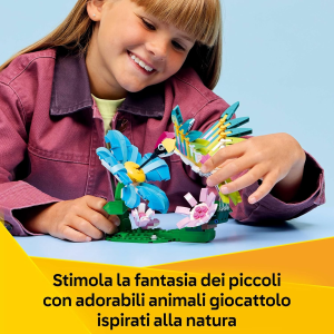 CREATOR- ANIMALI SELVATICI COLIBRI' VARIOPINTO