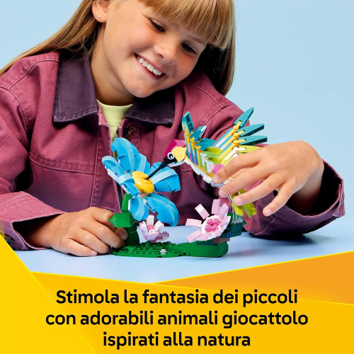 CREATOR- ANIMALI SELVATICI COLIBRI' VARIOPINTO