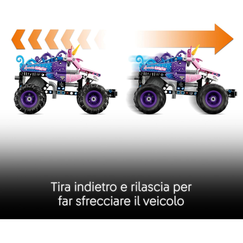 TECHNIC- MONSTER JAM SPARKIE SMASH A RETROCARICA