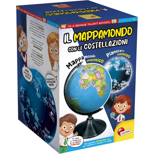 GENIUS - MAPPAMONDO CON LE COSTELLAZIONI