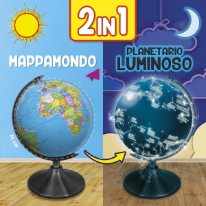 GENIUS - MAPPAMONDO CON LE COSTELLAZIONI