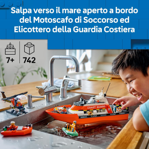 $ CITY- MOTOSCAFO DI SOCCORSO ED ELICOTTERO