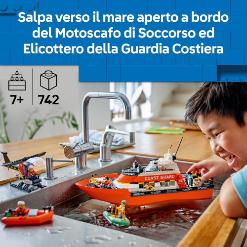 $ CITY- MOTOSCAFO DI SOCCORSO ED ELICOTTERO