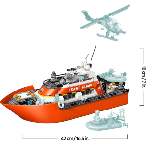 $ CITY- MOTOSCAFO DI SOCCORSO ED ELICOTTERO