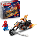 MARVEL LEGO - SPIDER MAN VS GHOST RIDER IN MOTOCICLETTA