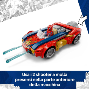 MARVEL LEGO - AUTO DI SPIDER MAN VS VENOMIZED WOLVERINE